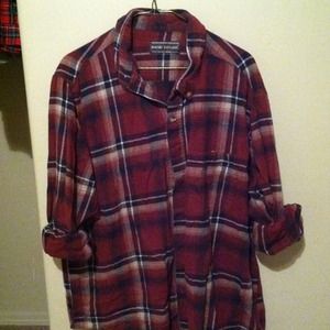 Oversized flannel unisex