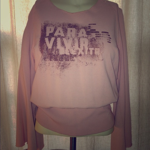 Pink DIESEL Sweatshirt Top XL