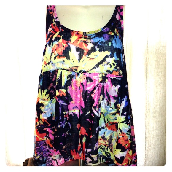 FREE PEOPLE baby doll empire waisted tank