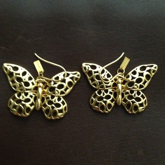 New price! coach butterfly earrings perfect!