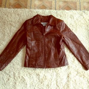 Leather Crocodile Jacket from Wilsons