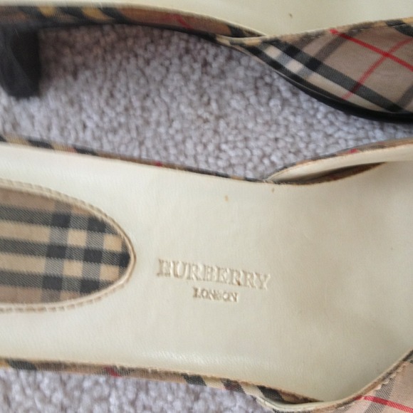 Vintage Burberry shoes size 7 1/2 - Picture 3 of 4
