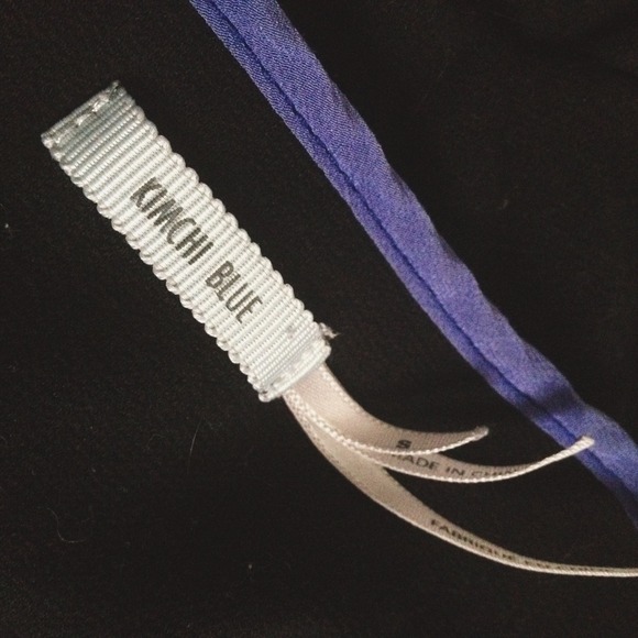 SOLD - Mini Skater Dress or Tunic - Black & Violet - Picture 3 of 4