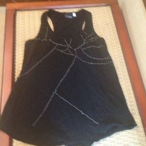 **RESERVED** Embellished Racer Back Top