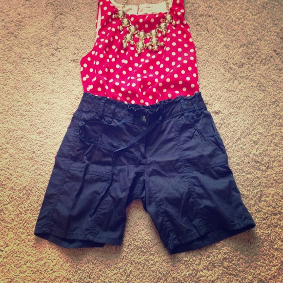Elle Navy Shorts