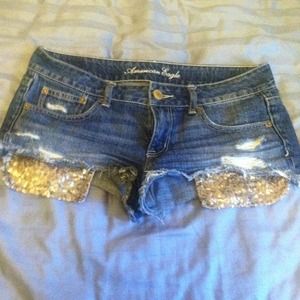 American eagle short shorts