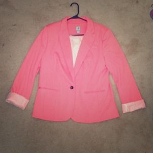 NWOT Coral Blazer