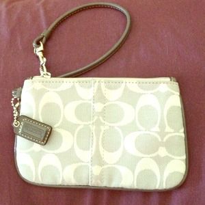 Authentic Coach Wristlet