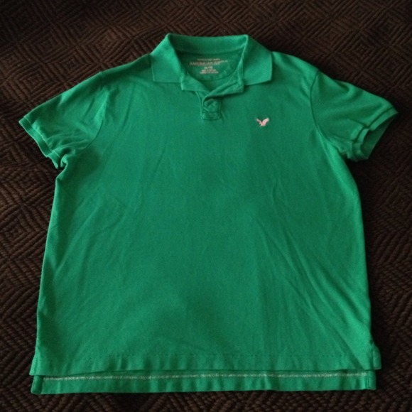 💥SOLD💥Men's American Eagle Green Polo Size XL