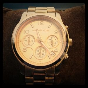 Authentic Michael Kors Rose Gold Watch, 38mm