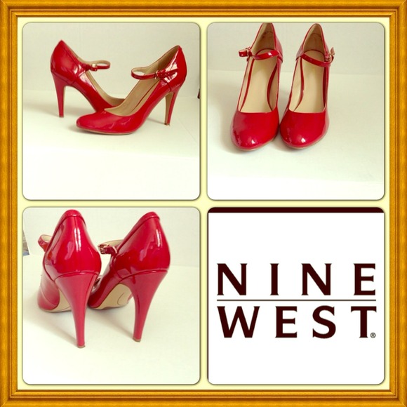 💥Nine West Red Mary Jane Pumps💥👠👠