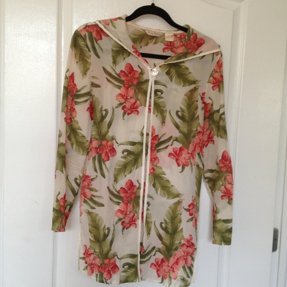 100% SILK pool cover up!! Gorgeous!