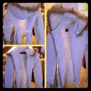 🌹Puff jacket with fur trim 🌹