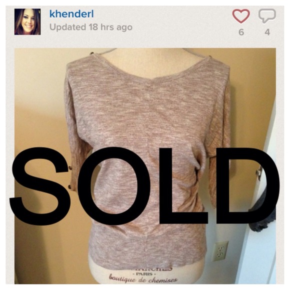 Beige Cinch Top