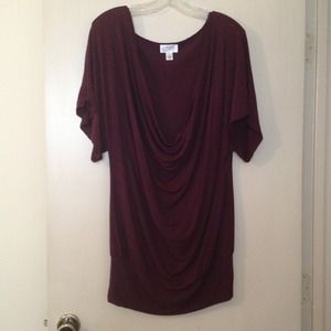 Purple top/tunic size medium