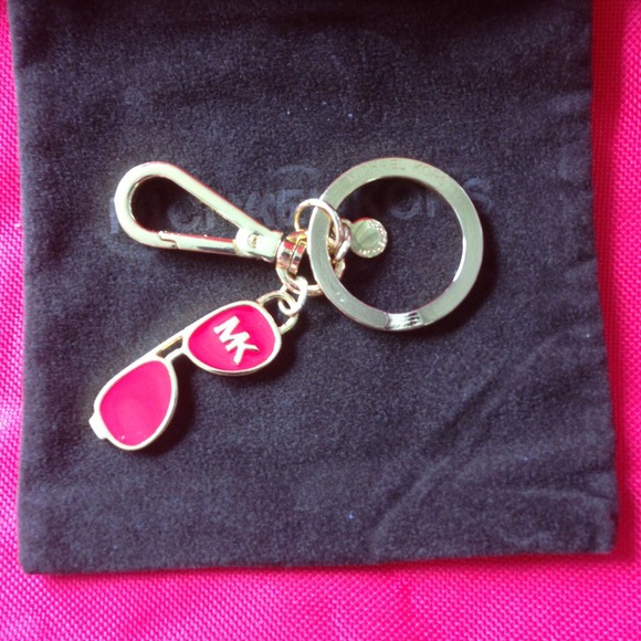 Michael kors sunglasses keychain (red) authentic
