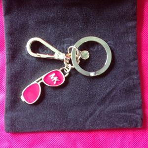 Michael kors sunglasses keychain (red) authentic