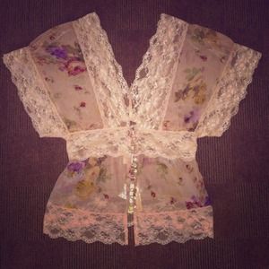 Lace/floral top