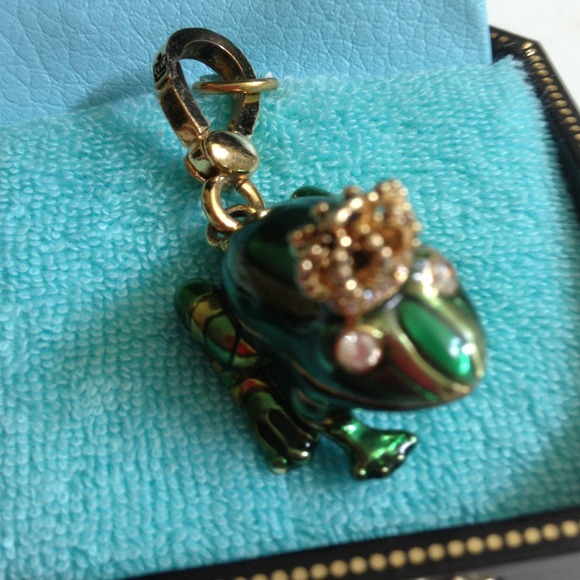 Authentic Juicy Couture frog charm