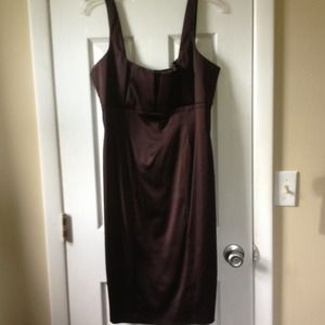 Calvin Klein chocolate cocktail dress