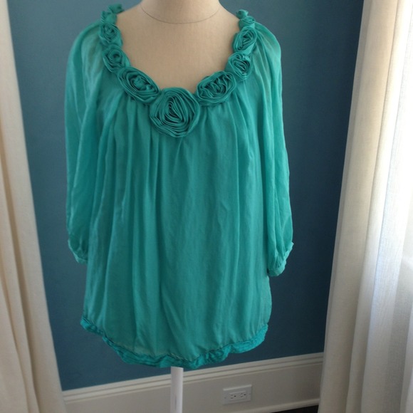 Catherine Melandrino blouse.NOW$50