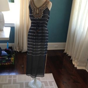 Beaded dress from Calypso. NOW $75