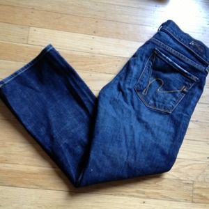 Citizens of Humanity low waist crop jean