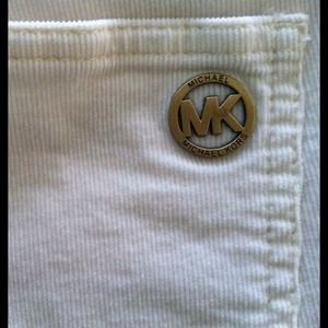 Michael Kors white cords size 8
