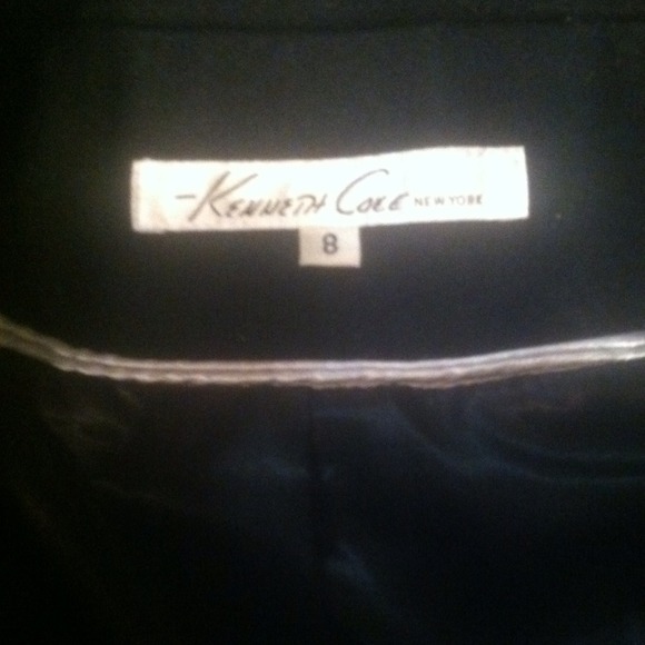 ***Reduced*** Black zippy Kenneth Cole peacoat - Picture 2 of 2