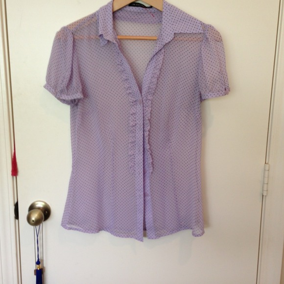 Button down lace shirt