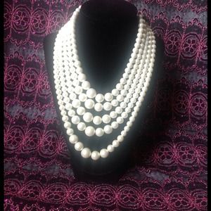 Multiple strand necklace