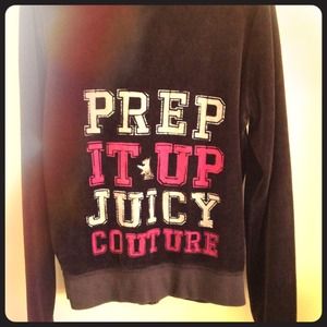 Prep it Up Juicy Couture Velour Zip Up