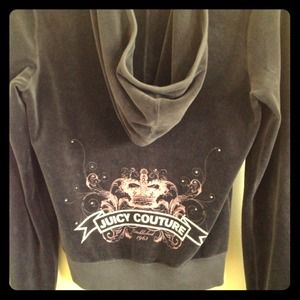 Juicy Couture velour zip up jacket!