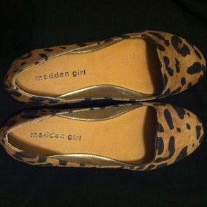 Cheetah Madden Girl by Steve Madden loafers
