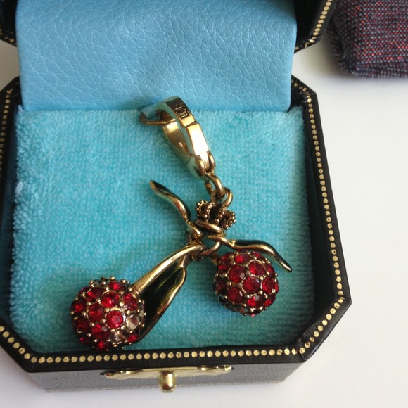 Authentic Juicy Couture cherries charm