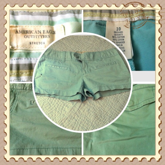 Teal American Eagle Shorts