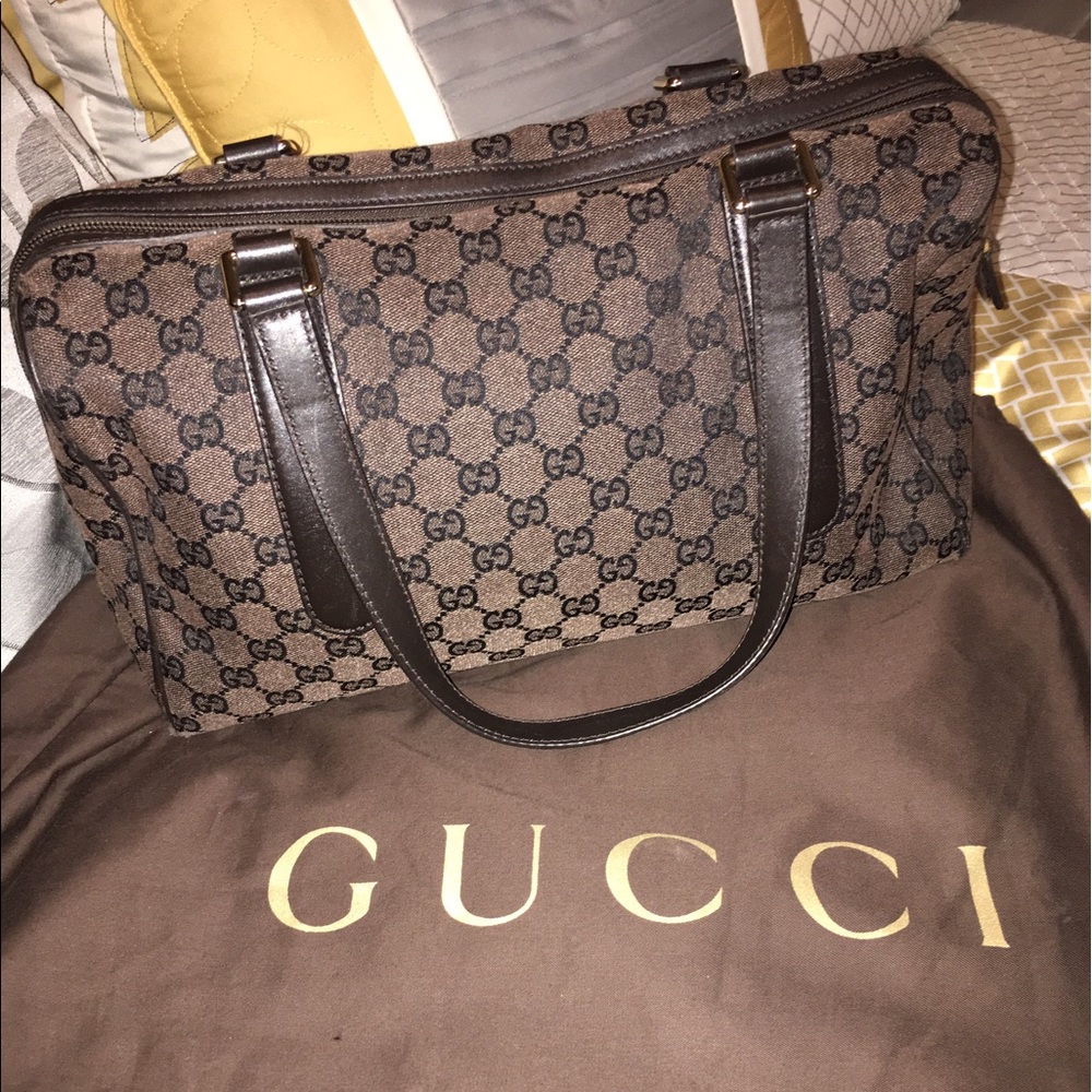 ❌ SOLD ❌GUCCI BOSTON BAG AUTHENTIC - Picture 6 of 8