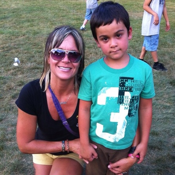 Meet the seller and her beautiful son.