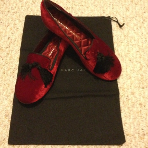 🍭Host Pick🍭Marc by Marc Jacobs red loafers - Picture 2 of 4