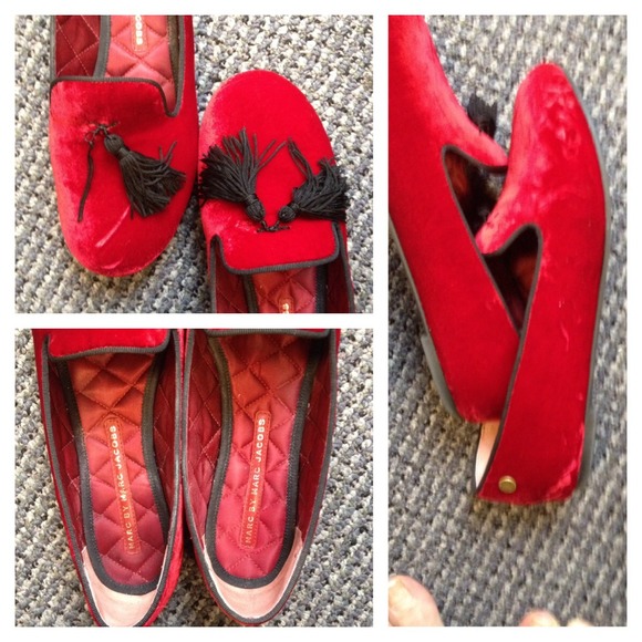 🍭Host Pick🍭Marc by Marc Jacobs red loafers - Picture 4 of 4
