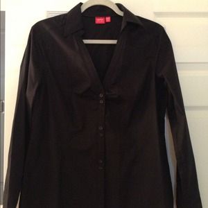 Black office shirt