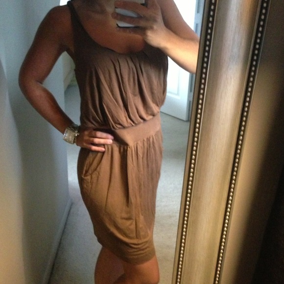 Arden B brown dress