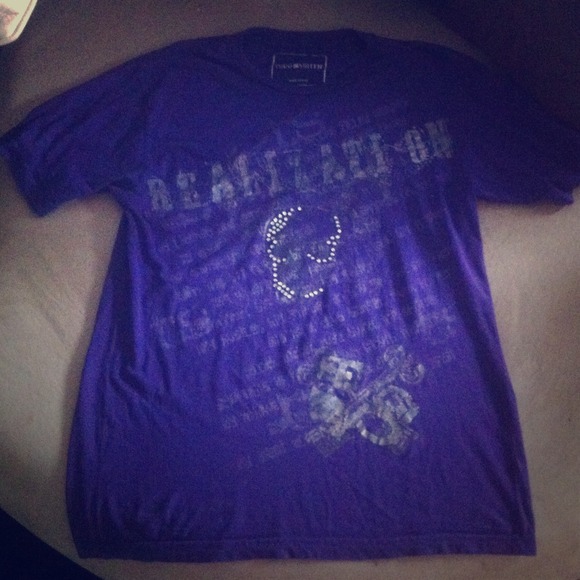 Purple men's t-shirt wicked cool