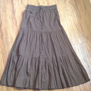 SOLD!!NWOT! Long brown summer skirt