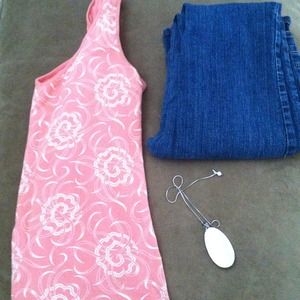 Gap floral tank top
