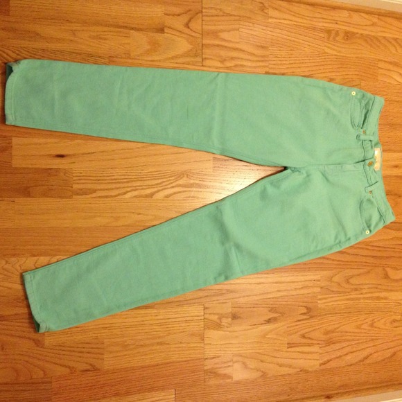 SOLD!! Max Rich Mint Skinny Jeans - Picture 3 of 4