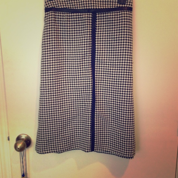 Black and white skirt