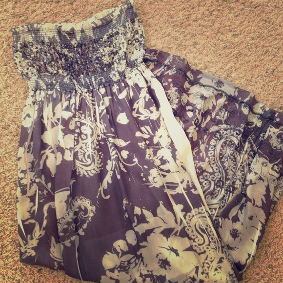 Strapless Maxi Dress