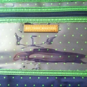 Accessories - Stella and dot navy blue ikat printed travel case Accessories - Stella and dot navy blue ikat printed travel case