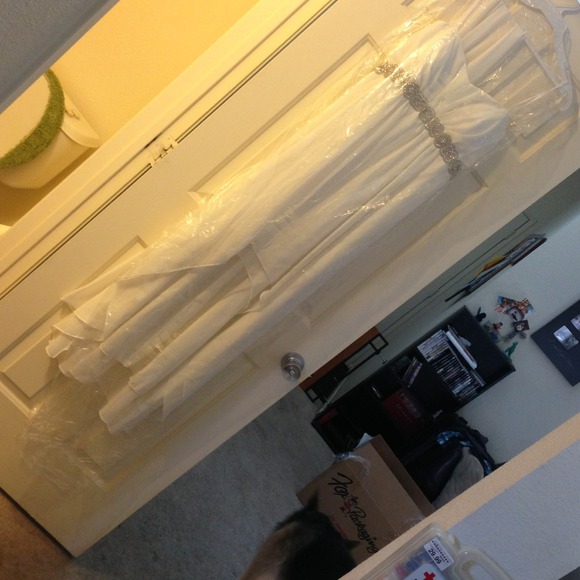 Off white wedding dress/prom